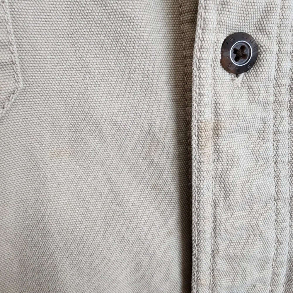 Levi's Men's Button Up Fleece Lined Heavy Duty Shirt Jacket XXL Flaws See Desc